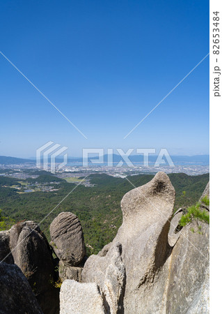 天狗岩から見た景色（金勝アルプス） 82653484