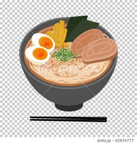 Ramen illustration: Ramen illustration 82654777