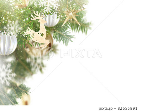 クリスマスツリーのイメージ背景のイラスト素材 6551 クリスマスツリーのイメージ背景のイラスト素材 6551