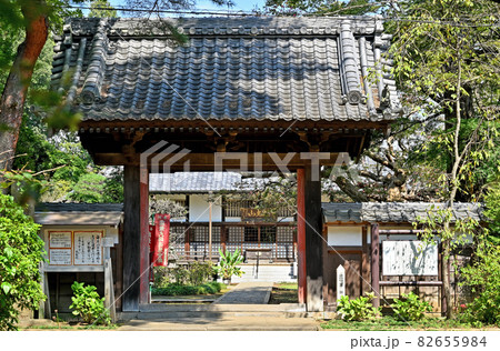 野田市散歩：金乗院　真言宗豊山派　神門 82655984