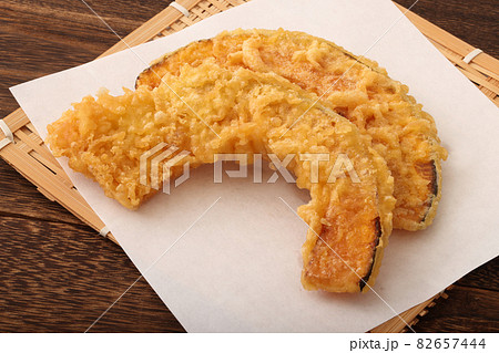 かぼちゃの天ぷら かぼちゃの天ぷら 82657444