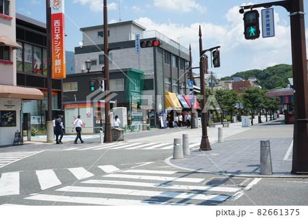 大宰府天満宮　大宰府駅前参宮通の風景　西日本シティ銀行 82661375