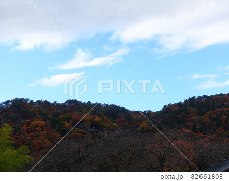 立石寺　山寺　山寺芭蕉記念館　紅葉　黄葉 82661803
