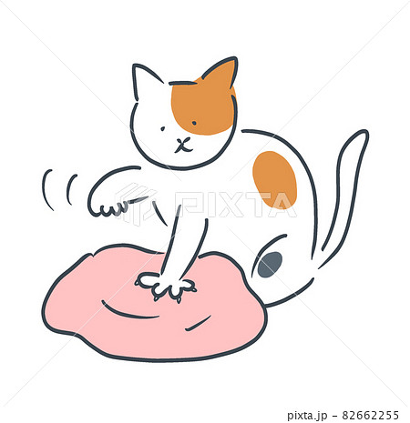ふみふみ画面 ねこ 猫 ふみふみ 猫のふみふみのイラスト素材 [82662255] - PIXTA