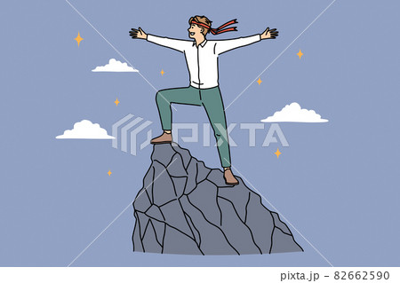Business success, development and achievement concept Business success, development and achievement concept 82662590