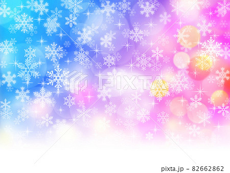雪の結晶背景素材 雪の結晶背景素材 82662862