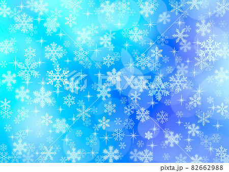 雪の結晶背景素材 82662988