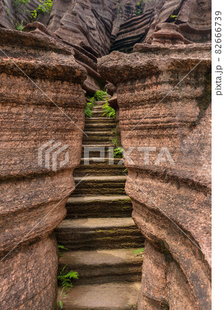 Park of red stones Hongshilin - Hunan China 82666739