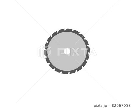 Saw blade, circular blade icon. Vector illustration. flat design. 82667058