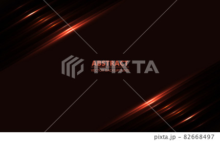 Dark red geometric background with diagonal glowing red light lines and shadows 82668497