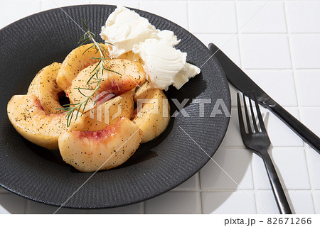 桃のアールグレイマリネ 82671266