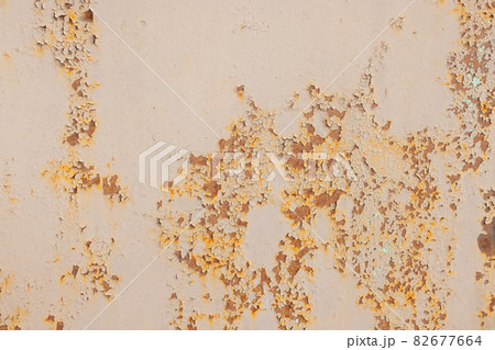 Rust texture as a metal plate background. 82677664
