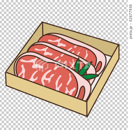 畜産物 イラスト 肉 高級肉 畜産物 イラスト 肉 高級肉 82677936