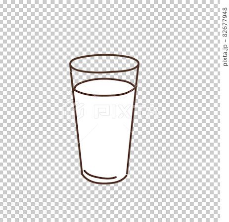 畜産物　イラスト　牛乳 82677948