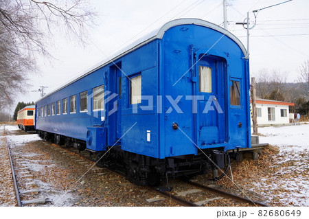 相生鉄道公園の保存車両（スハフ42） 82680649