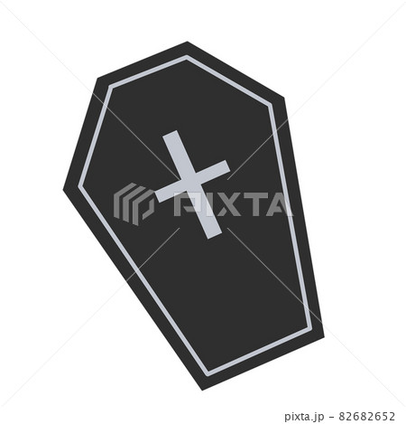 ハロウィン素材【ひつぎ】 82682652