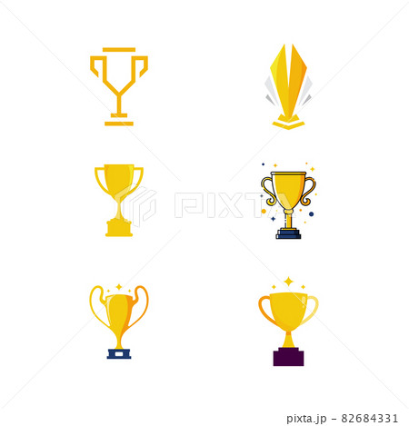 Trophy Vector icon design illustration 82684331