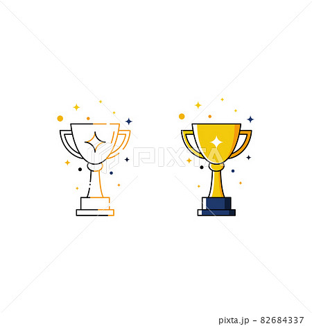 Trophy Vector icon design illustration 82684337