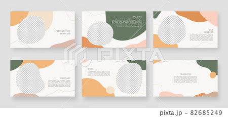 Modern presentation templates. Business presentation template and page layout design. Vector illustration. 82685249