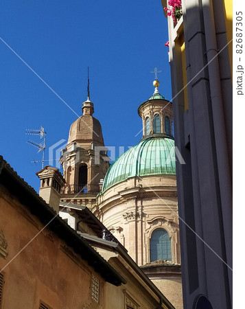 San Giorgio church dome, Reggio Emilia, Italy San Giorgio church dome, Reggio Emilia, Italy 82687305
