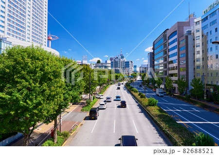 東京　水道橋駅周辺の風景 82688521
