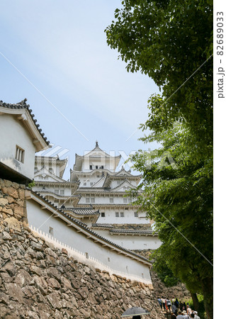 兵庫県　姫路市　初夏　姫路城　将軍坂 82689033