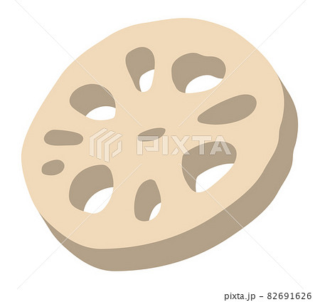 れんこんの輪切り 82691626