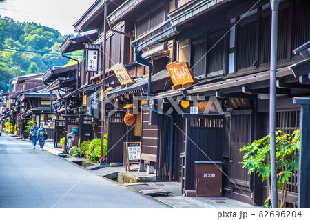岐阜県　飛騨高山・古い町並　 82696204