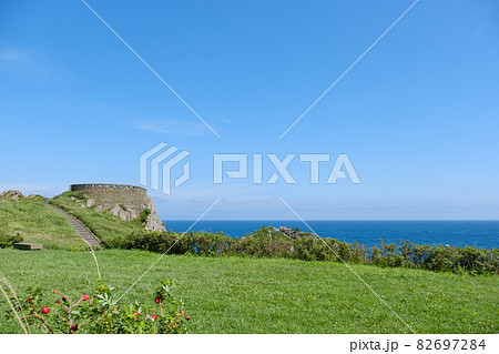 夏の種差海岸の風景 82697284
