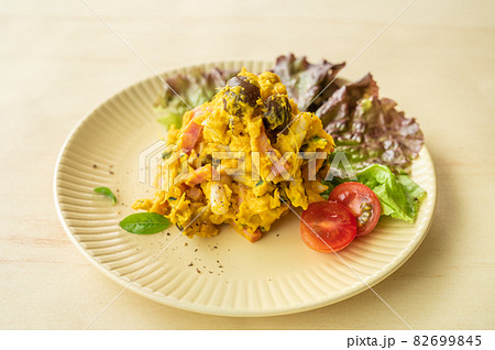 かぼちゃときのこのサラダ 82699845