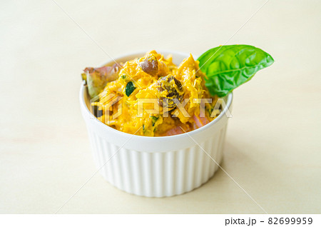 かぼちゃときのこのサラダ 82699959