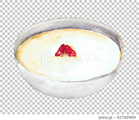 杏仁豆腐　水彩イラスト 82700969