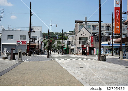 大宰府天満宮 太宰府駅前 参宮通と宰府町の風景 大宰府天満宮 太宰府駅前 参宮通と宰府町の風景 82705426