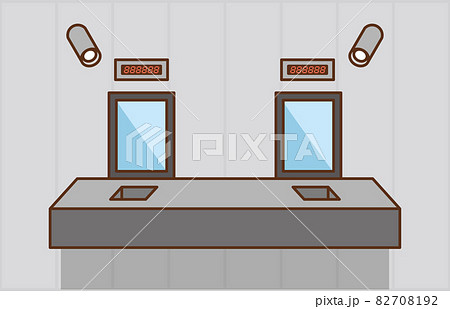 パチンコ店の景品交換所のイラスト 82708192