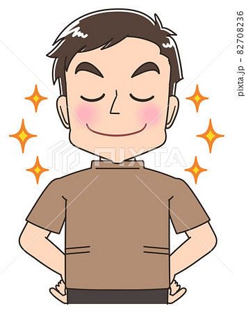 整体師 針灸師風の男性のイラスト素材 7036