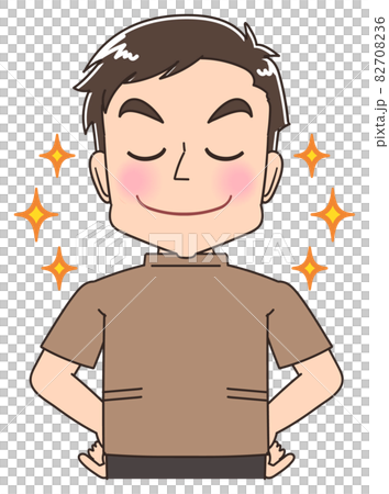 整体師 針灸師風の男性のイラスト素材 7036