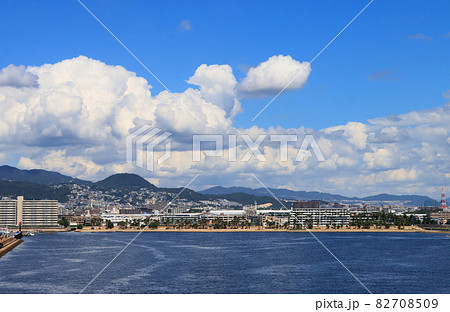 西宮市 西宮浜から見た御前浜 西宮市 西宮浜から見た御前浜 82708509