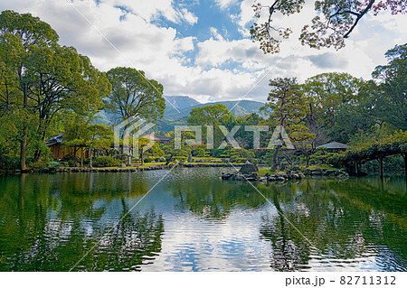 愛媛 宇和島 天赦園の美しい景色 愛媛 宇和島 天赦園の美しい景色 82711312