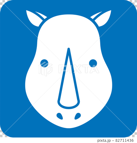 サイのピクトグラム 82711436