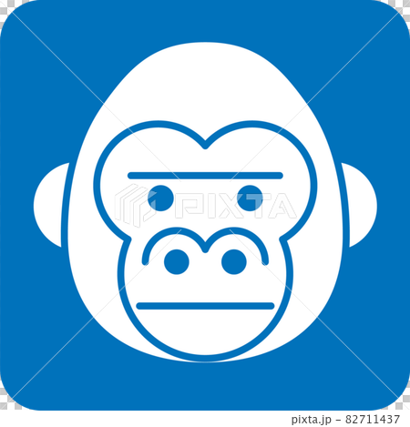 ゴリラのピクトグラム 82711437