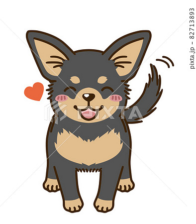 懐くチワワ（ブラックタン） 82713893