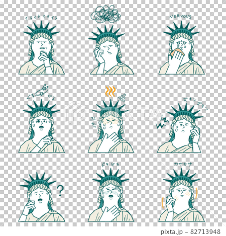 自由の女神の色々な表情 82713948