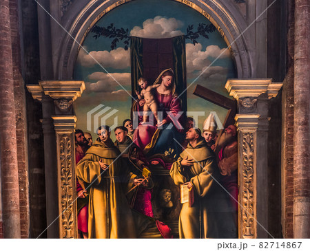 basilica Santa Maria gloriosa dei Frari, Venice, Italy 82714867