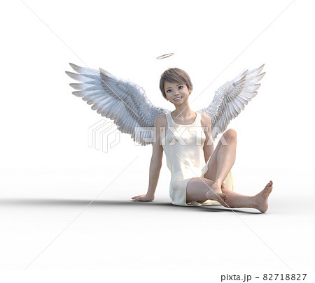 美脚の天使 Perming 3dcgイラスト素材のイラスト素材 7187