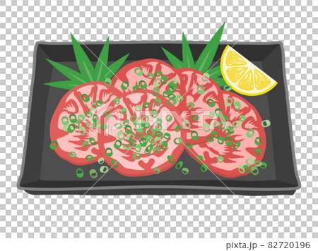 烤肉 Negitan 鹽的插圖 82720196