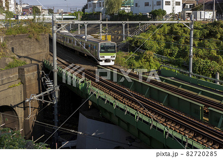 山の手線と新宿湘南ラインの交差・駒込駅付近 山の手線と新宿湘南ラインの交差・駒込駅付近 82720285