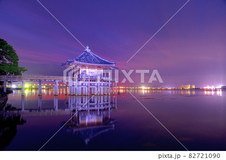 浮御堂の夜明け前 82721090