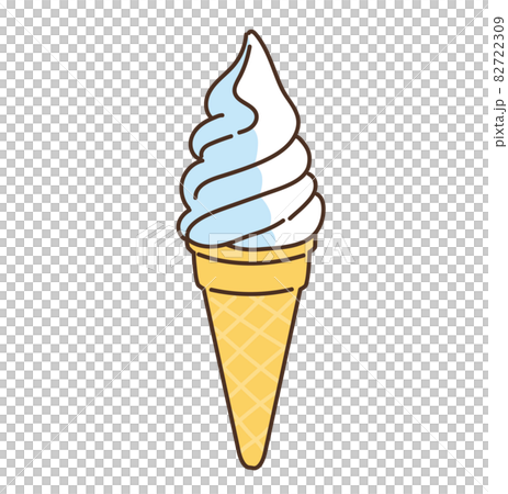 ソフトクリーム イラスト ラムネミックス ソフトクリーム イラスト ラムネミックス 82722309