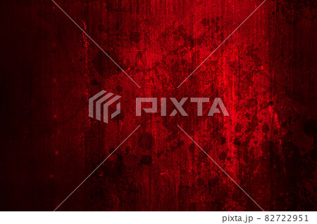 red bloody dirty grunge for horror crime scene scary wall for background. 82722951