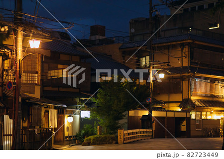【京都】祇園白川・街並み 82723449